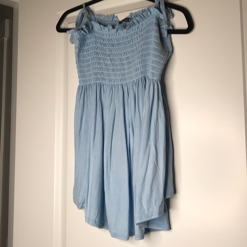 Maternity tank top baby blue